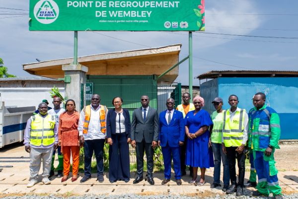 Inauguration du point de regroupement de Wembley